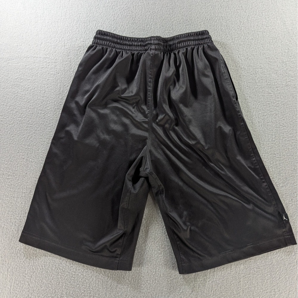 Jordan Athletic Shorts Kids Size L Black Dri-FIT Mesh Basketball Gym - Picture 7 of 9